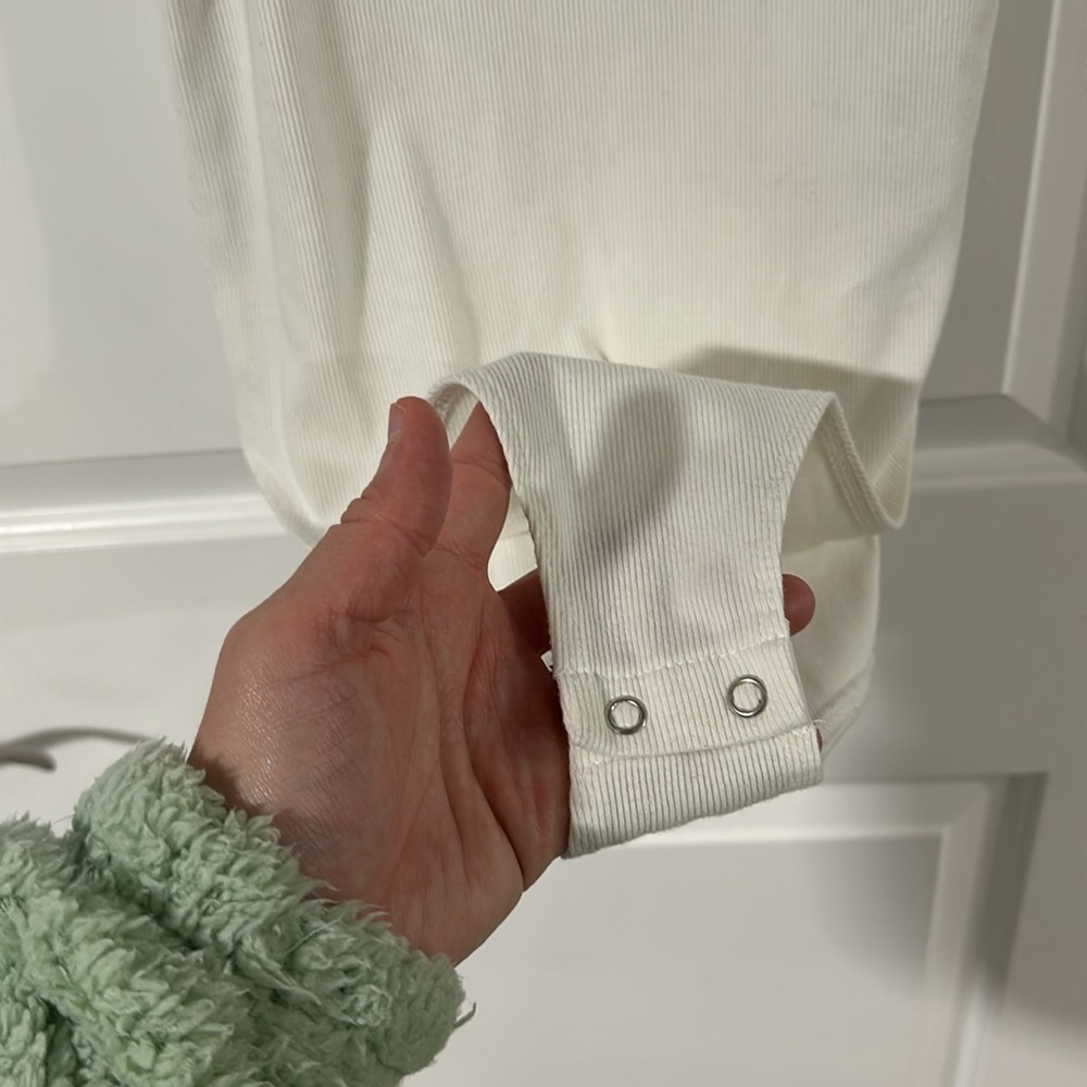 Wild Fable White Thin Strap Bodysuit - Picture 4 of 9